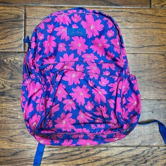 Vera Bradley art poppies campus backpack - Picture 1 of 7